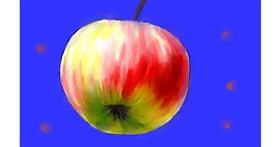 Drawing of apple by Herbert