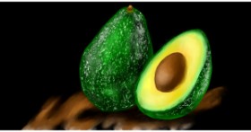 Drawing of avocado by Eclat de Lune