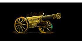 Drawing of cannon by Chaching